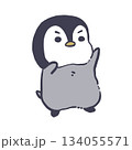 手を上げるペンギン 134055571