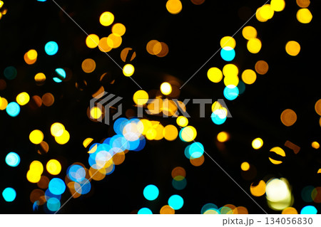 玉ボケ　光の粒　幻想的　ナイトライト　抽象表現 134056830