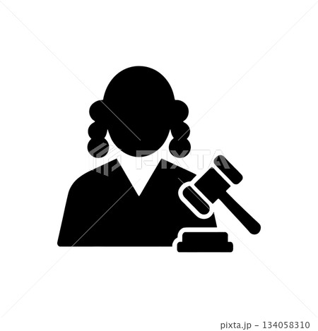 Legal Court Justice Judge Icon Legal Court Justice Judge Icon 134058310