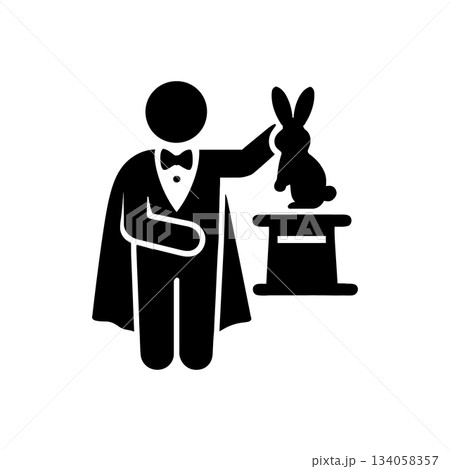 Magician Stage Performance Uniform Icon Magician Stage Performance Uniform Icon 134058357