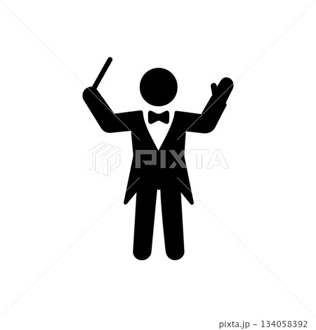 Symphony Director Musical Uniform Icon Symphony Director Musical Uniform Icon 134058392