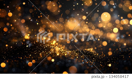 AIネットワークとデータフローの抽象背景｜未来的テクノロジーイメージ 134058417