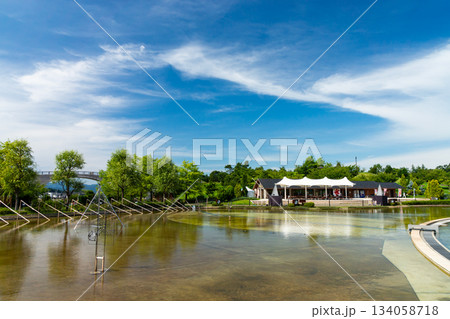 国営越後丘陵公園　噴水広場　　新潟県長岡市宮本東方町字三ツ又 134058718