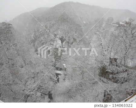 雪降る鳴子峡 雪降る鳴子峡 134063322