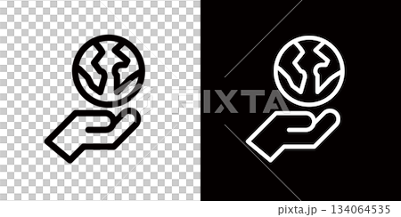 與全球環境保護和永續發展目標相關的圖標 與全球環境保護和永續發展目標相關的圖標 134064535