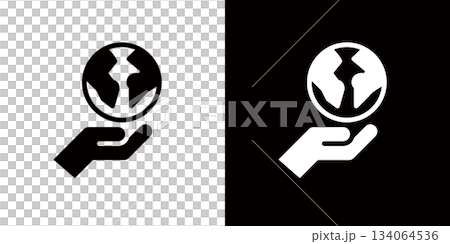 地球環境保護やSDGsに関連したアイコン 134064536