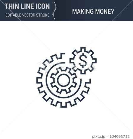 Making Money Icon Making Money Icon 134065732
