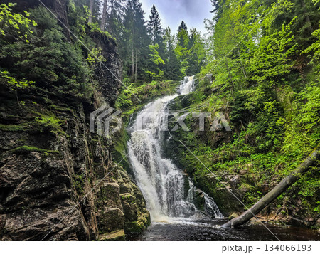 Mountain Symphony The Power and Grace of a Waterfall 134066193