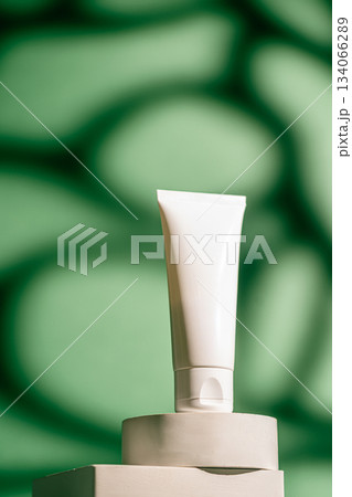 A white tube of soothing face cream 134066289