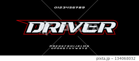 Speed Driver Font Logo Alphabet Vector Racing Letters Modern Typography, Dynamic Typographic Design Title Text, Typo Race Poster Headline, Type Symbol Logotype, Sans Serif Fonts. Vector Typeface. Speed Driver Font Logo Alphabet Vector Racing Letters Modern Typography, Dynamic Typographic Design Title Text, Typo Race Poster Headline, Type Symbol Logotype, Sans Serif Fonts. Vector Typeface. 134068032