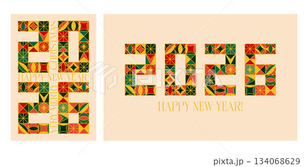 2026 Art Deco New Year 134068629