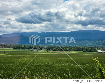 Timeless Peaks Harmony of Mountain Vistas 134069954