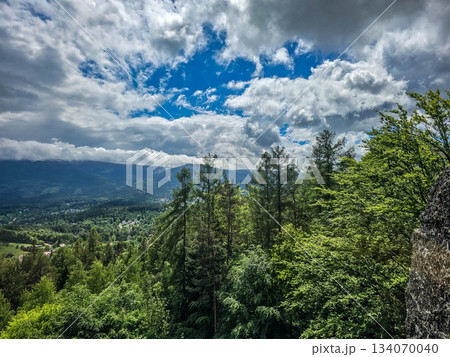Majestic Peaks A View From Above 134070040