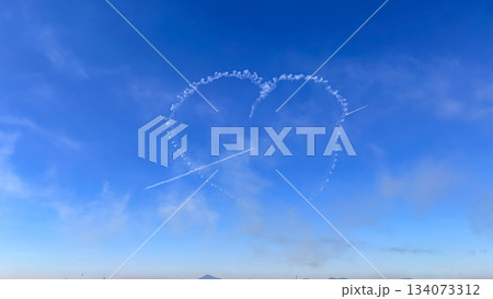 青空のキャンバスに描く美しい画 134073312