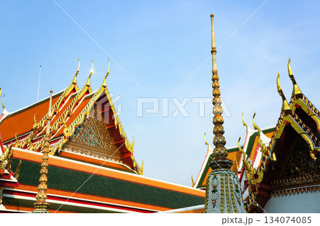 タイの首都バンコク市内に建設されている歴史的な建造物 タイの首都バンコク市内に建設されている歴史的な建造物 134074085