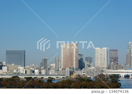 お台場から芝浦方面を見た風景 134074136