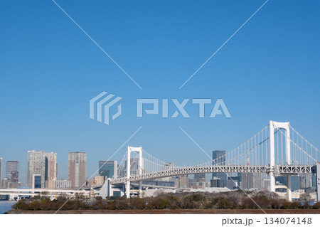 お台場から芝浦方面を見た風景 お台場から芝浦方面を見た風景 134074148