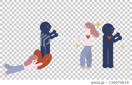 無法忍受沒有愛的女人和獨立生活的女人 134074619