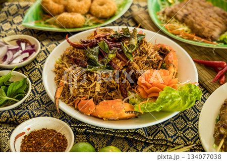 thai food on the plate 134077038