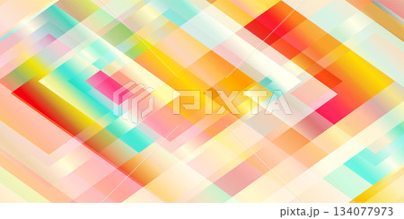 和柄　カラフル　模様　背景 134077973