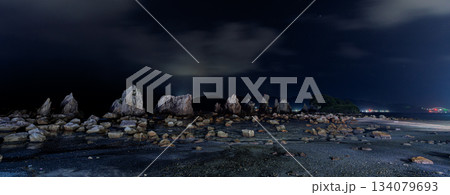 夜の橋杭岩 夜の橋杭岩 134079693