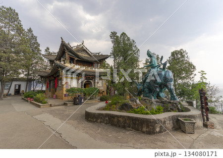 Guanyin Pavilion at The Dali Tianjing Pavilion Scenic Area in Dali, China  134080171