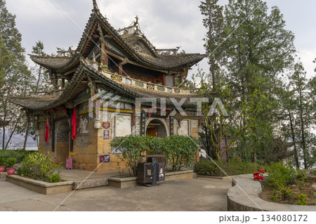 Guanyin Pavilion at The Dali Tianjing Pavilion Scenic Area in Dali, China  134080172