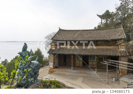 Guanyin Pavilion at The Dali Tianjing Pavilion Scenic Area in Dali, China  134080173