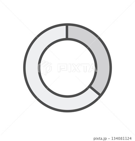 Illustrative image of donut chart 134081124