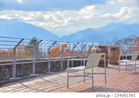 《山梨県》サントリー 登美の丘ワイナリー　富士見テラス 134081761