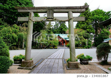 創建は1161年…富士山開山式・閉山式も行われる『新橋浅間神社』 134081867