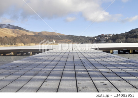 冬の白樺湖 冬の白樺湖 134082953