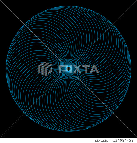 Abstract circles overlap Abstract circles overlap 134084458