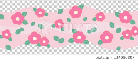 椿の背景イラスト 134086807