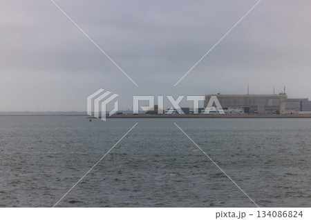 Den Helder, The Netherlands, Oktober 28th, 2024, An industrial facility strategically positioned to Den Helder, The Netherlands, Oktober 28th, 2024, An industrial facility strategically positioned to 134086824
