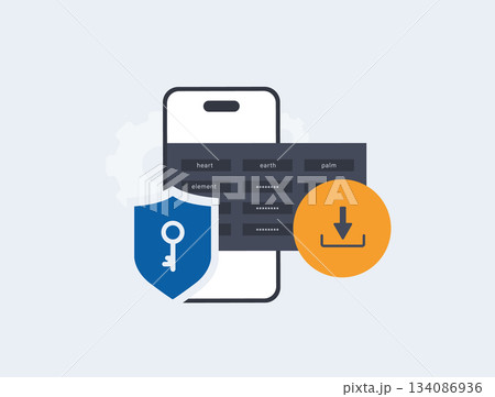 Seed phrase storage encrypts recovery words for crypto wallets. Seed phrase backup builds blockchain resilience against loss or theft in 2026. Secret recovery phrase flat design vector illustration Seed phrase storage encrypts recovery words for crypto wallets. Seed phrase backup builds blockchain resilience against loss or theft in 2026. Secret recovery phrase flat design vector illustration 134086936