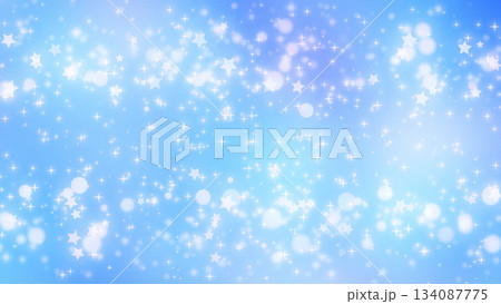 青と水色のグラデーションに輝く星と光が幻想的に広がる美しい背景壁紙 青と水色のグラデーションに輝く星と光が幻想的に広がる美しい背景壁紙 134087775