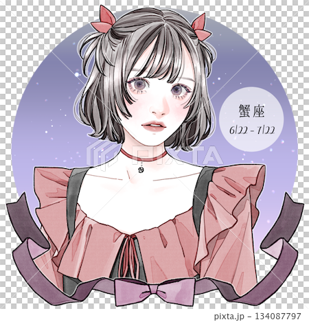 蟹座_和名×背景有 134087797