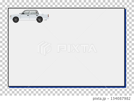 Car and frame Car and frame 134087982