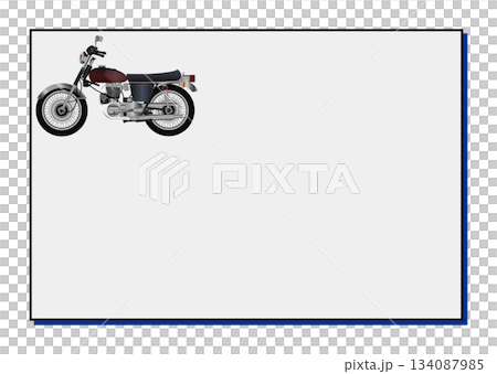 Motorcycle and frame Motorcycle and frame 134087985