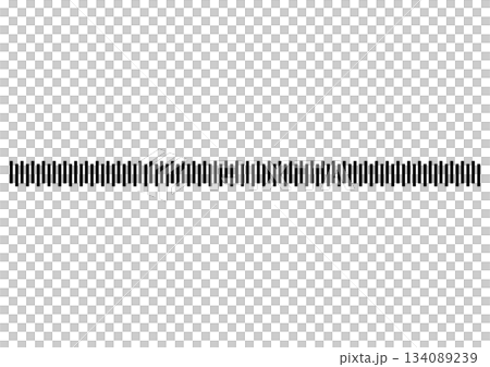聲波、振動、數字、條碼、音頻均衡器風格的垂直線圖案裝飾線 134089239