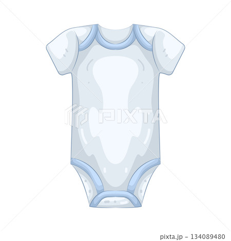 Illustration of baby onesie  134089480