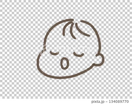 シンプルでかわいい赤ちゃんのイラスト 眠い ねむい うとうと すやすや シンプルでかわいい赤ちゃんのイラスト 眠い ねむい うとうと すやすや 134089770