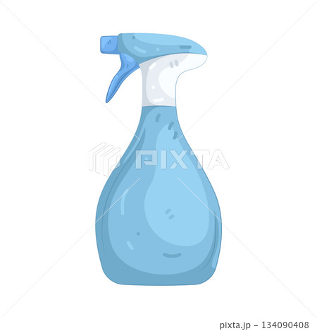 Illustration of laundry spray bottle Illustration of laundry spray bottle 134090408