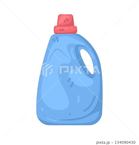 Illustration of detergent bottle  134090430