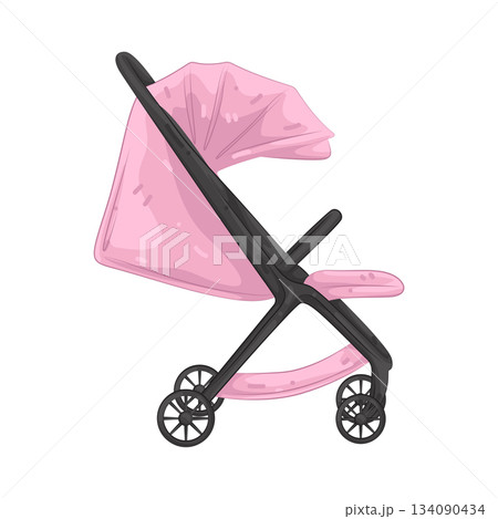 Illustration of stroller  134090434