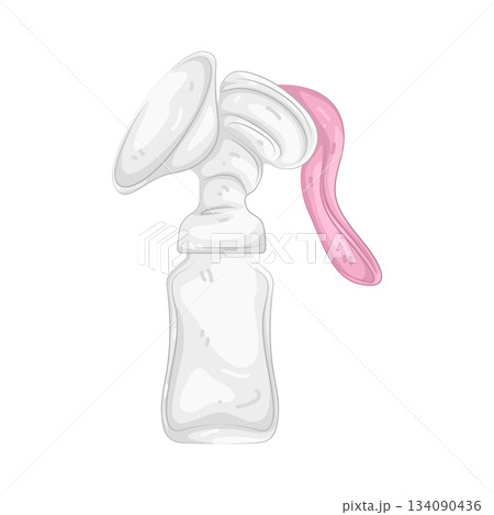 Illustration of breast pump Illustration of breast pump 134090436