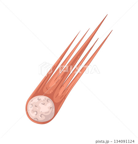 Illustration of meteor  134091124