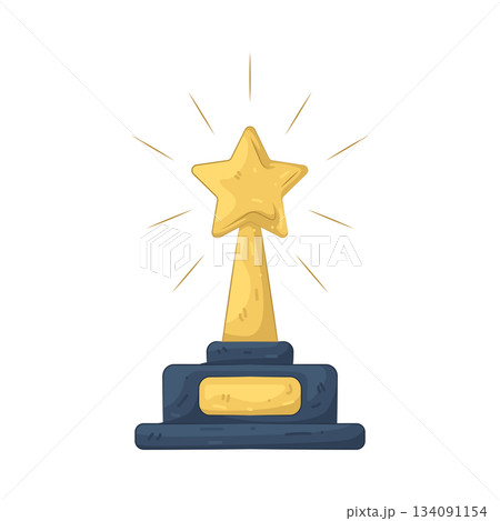 Illustration of trophy Illustration of trophy 134091154