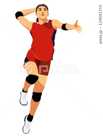 女子バレーボール選手 女子バレーボール選手 134091155